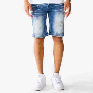 Short en jean pour homme, look élégant, vêtements d'été, décontracté, respirant, séchage rapide, haute qualité, taille mi-haute, 100% coton - Product Image 2