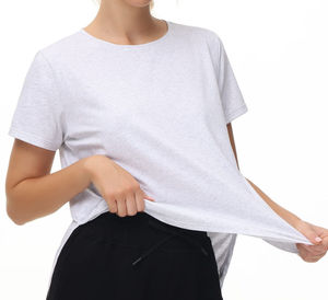 Camiseta Corta Sexy con Cuello Redondo y Estampado Personalizado al por Mayor, Camiseta Corta para Mujer, la Mejor Moda para Exteriores, Precio Económico OEM - Product Image 4