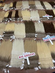 Extensiones de cabello frontal de color negro natural de primera calidad Hermoso cabello humano crudo listo para enviar a precio mayorista - Product Image 6