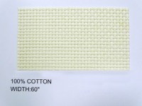 Toile de coton CT0005 pour point de croix, finition rigide pour projets d'artisanat