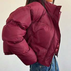 Veste courte matelassée pour femme, veste d'hiver rembourrée - Product Image 2