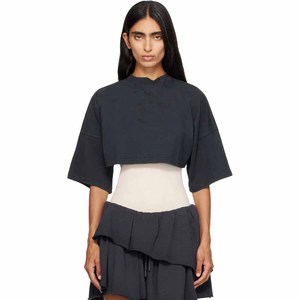 Camiseta de Verano Corta Informal para Mujer, 100% Algodón, Transpirable, Antiencogimiento, Cuello Redondo, con Logotipo, Ecológica, 220g - Product Image 1