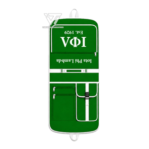Bolsa de Ropa Bordada de la Hermandad Griega Iota Phi Lambda, Organizador de Viaje Plegable con Bolsillos con Cremallera - Product Image 1
