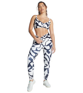 <b>Women</b> Seamless Mid Waist Full Length Yoga Flare <b>Leggings</b> Comfortable Lightweight Spandex/Polyester Knitted - Product Image 5