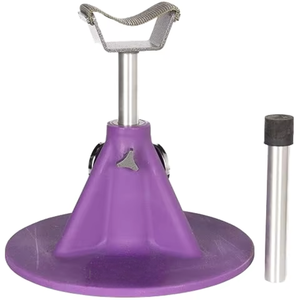 Professional Reusable Adjustable Stainless Steel Horse Hoof Stand Farrier Hoof <b>Holder</b> Cradle <b>Post</b> Heavy-Duty Farrier Tool - Product Image 5