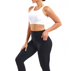 Best Supplier High Quality Breathable Lightweight Comfortable Performance Gym Active Wear High Waist Leggings Sports Bra Set - Product Image 5