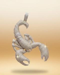 Pendentif Scorpion en Moissanite VVS, Argent 925, Pendentif HipHop, Bijou Unique en Forme d'Animal, Symbole de Protection, de Force et de Résilience - Product Image 6