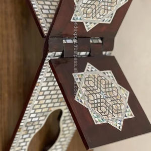 Porte-livres de luxe en nacre coran et Bible islamique Ramadan Mubarak Eid décor support pour lecture sainte et affichage à la maison par FWE - Product Image 1