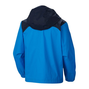 Men's New Design Solid Blue Full-Sleeved Waterproof Raincoat Hood Zipper Custom Logo Printed for <b>Poncho</b> for Adults for Tours - Product Image 5