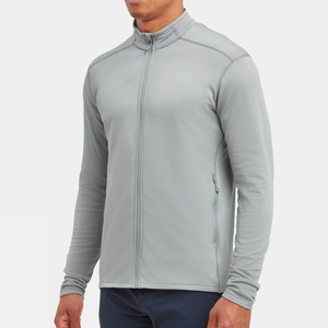 Vestes de sport d'automne en toile douce, coupe-vent et respirantes, pour l'entraînement, col montant, logo personnalisé - Product Image 1