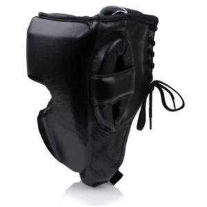 Nouvel ensemble de boxe en cuir véritable noir pour l'entraînement et le combat professionnel, kit de sparring de kickboxing CP-BHG-01 - Product Image 4