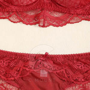Ensemble de lingerie en dentelle pour femmes, lingerie en maille, vêtements de nuit, vêtements de sommeil, vêtements intimes élégants, lingerie douce et respirante - Product Image 5