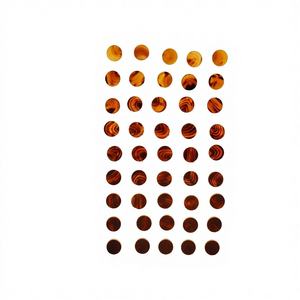 Botones de Cuerno de Búfalo Ecológicos de Venta Caliente, Planos, Marrones, con Diseño Cuadrado y Logotipo Personalizado, Cuentas para Manualidades - Product Image 2