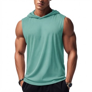 Sudadera sin mangas para hombre, de algodón French Terry, para fitness y entrenamiento, ropa personalizada, OEM, ODM, directo de fábrica. - Product Image 6