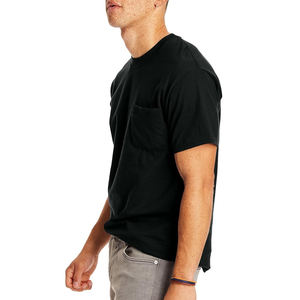 T-shirt en coton de haute qualité 240 GSM pour homme, tee-shirt uni vierge 100 % coton, streetwear épais, personnalisable avec broderie d'étiquette - Product Image 4