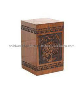 Urnes funéraires en bois pour cendres humaines, urnes funéraires pour adultes, soins des mains, taille personnalisée, fournitures funéraires - Product Image 3