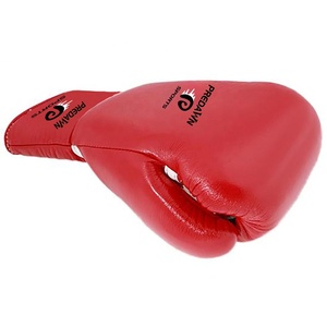 Guantes de Boxeo de Piel de Vacuno Profesionales Personalizados de 16 oz para Hombres Adultos, con Cordones, Ponderados, Hechos de Cuero PU PREDAWN - Product Image 5