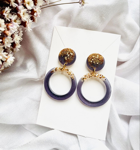 Aretes de Resina Epoxi de Diseño, Hechos a Mano, Ligeros, Accesorio de Joyería de Moda para Mujer, por blossom craft india - Product Image 5
