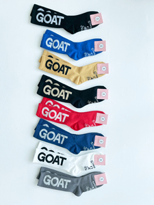 Chaussettes GOAT pour femmes, mélange de coton, respirantes, pour usage quotidien, style classique, imprimé lettres, chaussettes tricotées, toutes saisons - Product Image 1