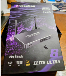 HUMM vSeeBox V6PLUS E lite Ultra Android <b>TV</b> Box <b>Smart</b> Media Player 4GB 128GB 4K WiFi Voice <b>Remote</b> Streaming Device - Product Image 3