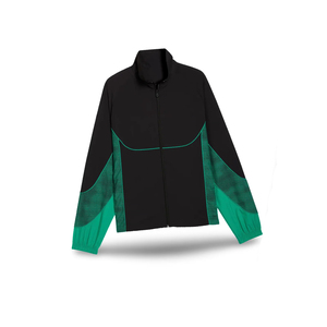 Chándal Deportivo con Capucha, Bloques de Color, Cierre de Cremallera en Manga Larga, Transpirable, Ajuste Regular para Invierno, Bolsillos Laterales, Ecológico - Product Image 2