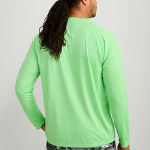 Chemise de pêche légère pour homme, logo personnalisé, 100% polyester, séchage rapide, UPF50+, manches longues, sports de plein air, grande taille - Product Image 3