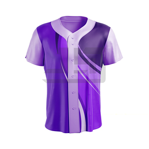 Chemise de baseball confortable pour l'entraînement quotidien. Uniforme de baseball léger pour les athlètes actifs. Maillot de baseball respirant - Product Image 1