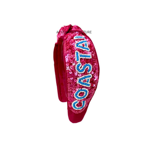 Diademas con Cuentas de Vidrio al por Mayor, Diademas Personalizadas con Nudos, Accesorio de Moda para el Cabello para Looks Universitarios y Deportivos - Product Image 5