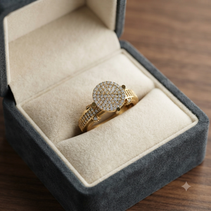 Unisex 925 Silver Gold Plating Fine <b>Rings</b> Lab Grown Diamond Custom 3 <b>Ring</b> <b>Couple</b> Set with Unique Trendy Wedding Engagement Gifts - Product Image 4
