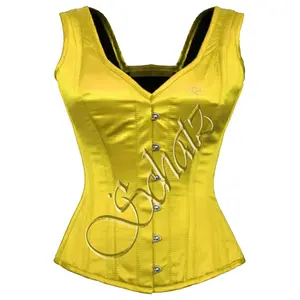 Body Gothique Surbuste Steampunk Corset Noir Bustier en Dentelle Cincher Corset Femme Sous-Vêtements Shapers