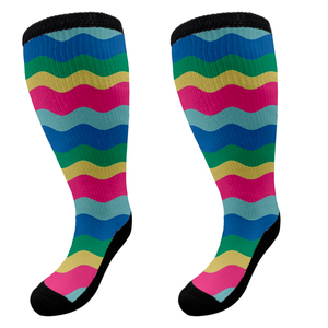 Chaussettes de yoga pour hommes en spandex/polyester, de haute qualité, tendance, avec logo personnalisé, respirantes, écologiques, douces, tricotées, pour le sport et l'athlétisme - Product Image 4