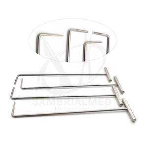 Juego de 4 Elevadores Dentales Equinos para Encías, Juego de Elevadores de Molares/Fragmentos Extendidos, Instrumentos Veterinarios y Dentales Equinos - Product Image 1