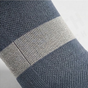 Crew Socks Geometric Pattern Blue Gray Breathable Cotton Polyester Spandex Adult Casual Daily Wear Spring - Product Image 5