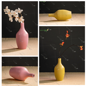 Jarrón de bambú minimalista moderno hecho a mano, artículo decorativo de diseño de interiores y hogar de Vietnam - Product Image 2