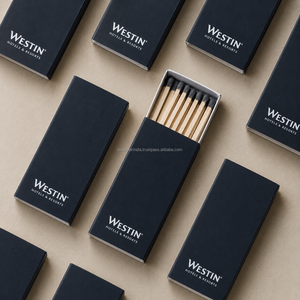Promotional Hotel Cigar Matches Safety Feature Stick Shape Custom Printed Logo MOQ 200 Pieces Made in India RTS BX1 Model - Product Image 2