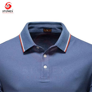 Chemise à manches longues en tricot pour homme, coupe classique, respirante, écologique, décontractée, à col, pour le bureau et les affaires - Product Image 3