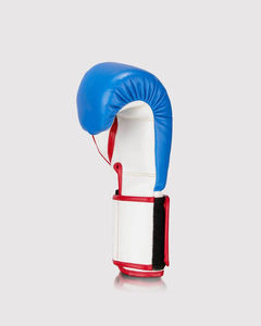 Gants de boxe Fly en cuir de vachette véritable, multicolores, ajustables avec fermeture auto-agrippante, vente en gros OEM à bas prix CP-BG-208 - Product Image 3