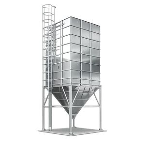 Tanque de Almacenamiento Industrial de Acero, Silo con Fondo Cónico y Escalera de Acceso para el Manejo de Materiales en Polvo - Product Image 2