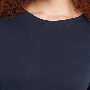 Camiseta Oversize para Mujer, Estilo Urbano Casual, Personalizable, Moda OEM, Venta al Por Mayor, Alta Calidad, Lona Transpirable, Lisa - Product Image 2