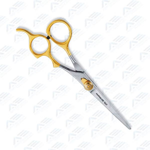 Outils de coupe de cheveux de précision multifonctionnels avec poignée dorée, ciseaux de barbier professionnels en acier inoxydable - Product Image 2