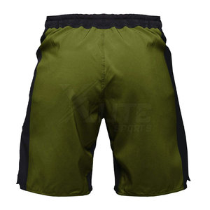Pantalones Cortos Deportivos MMA con Logotipo Frontal Elástico y Elegante para Hombre - Ropa de Entrenamiento de Alto Rendimiento con Tela Transpirable - Product Image 2