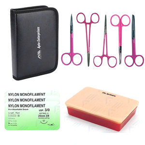 Kit de formation chirurgicale, instruments médicaux, équipements médicaux, pratique de la médecine, équipement éducatif pour étudiants en soins infirmiers, sutures - Product Image 1