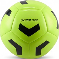 Ballon de football mini en PVC laminé à 12 panneaux, personnalisable avec logo, écologique, durable, surface lisse, intérieur/extérieur, taille 3