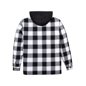 Nouveau design, sweat à capuche personnalisé pour homme, lourd, double couche, réversible, en flanelle, 100% coton, écologique - Product Image 2