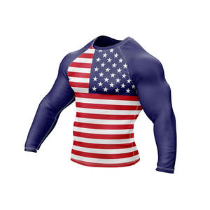 Solid Color Men <b>Long</b> <b>Sleeves</b> Rash Guard for Fitness Wear Quick Dry And Comfortable Men Rash Guard for Sale with Oem Service - Product Image 6