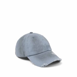 Unisex Baseball Cap 6-Panel Distressed Ripped Design Washed Cotton Casual Hat Spring Summer Adjustable Fit - Product Image 6