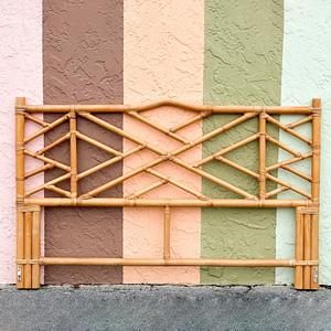 Têtes de lit Queen size prêtes à être expédiées, tête de lit en rotin de qualité exceptionnelle. - Product Image 2