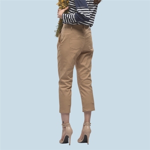 Pantalon confortable en coton élégant et formel pour femmes ODM - Product Image 3
