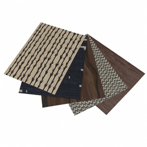 Panneaux en placage d'ébène durable et écologique, découpés à la roulette, 2500x640mm, pour applications intérieures de meubles et de portes - Product Image 1