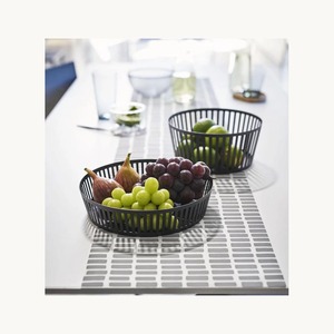 Metal <b>Silver</b> <b>Wire</b> Fruits Bowl Stylish New Design Fruit Basket Customized Decorative Kitchen Counter Organizer Fruits Bowl - Product Image 5